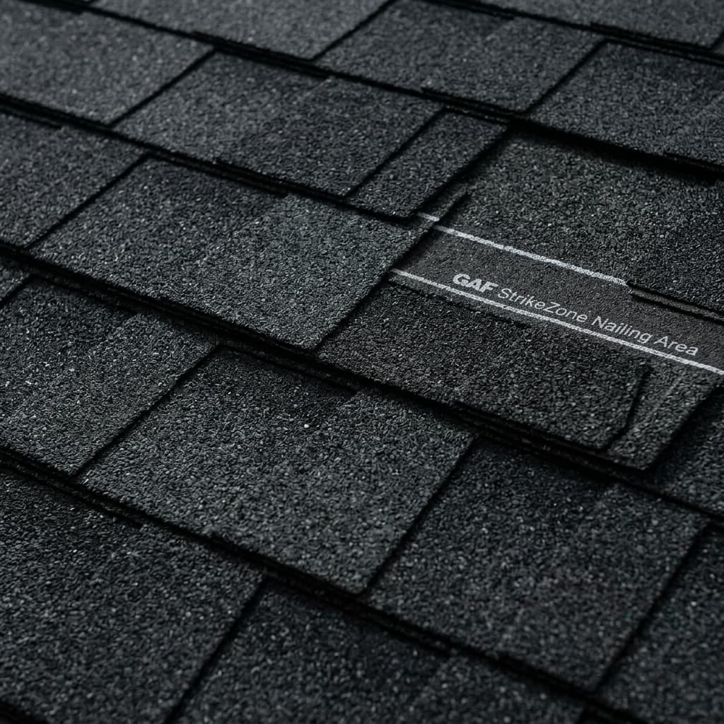 Diversified Roofing Solutions Manufacturer Accreditations: GAF, CertainTeed, and Owens Corning Certifications GAF Master Elite, CertainTeed SELECT ShingleMaster, and Owens Corning Platinum Preferred contractor accreditations backdrop showing dimensional architectural shingles