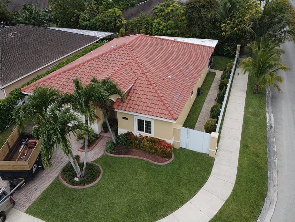 Spanish Tile roofing material showcase