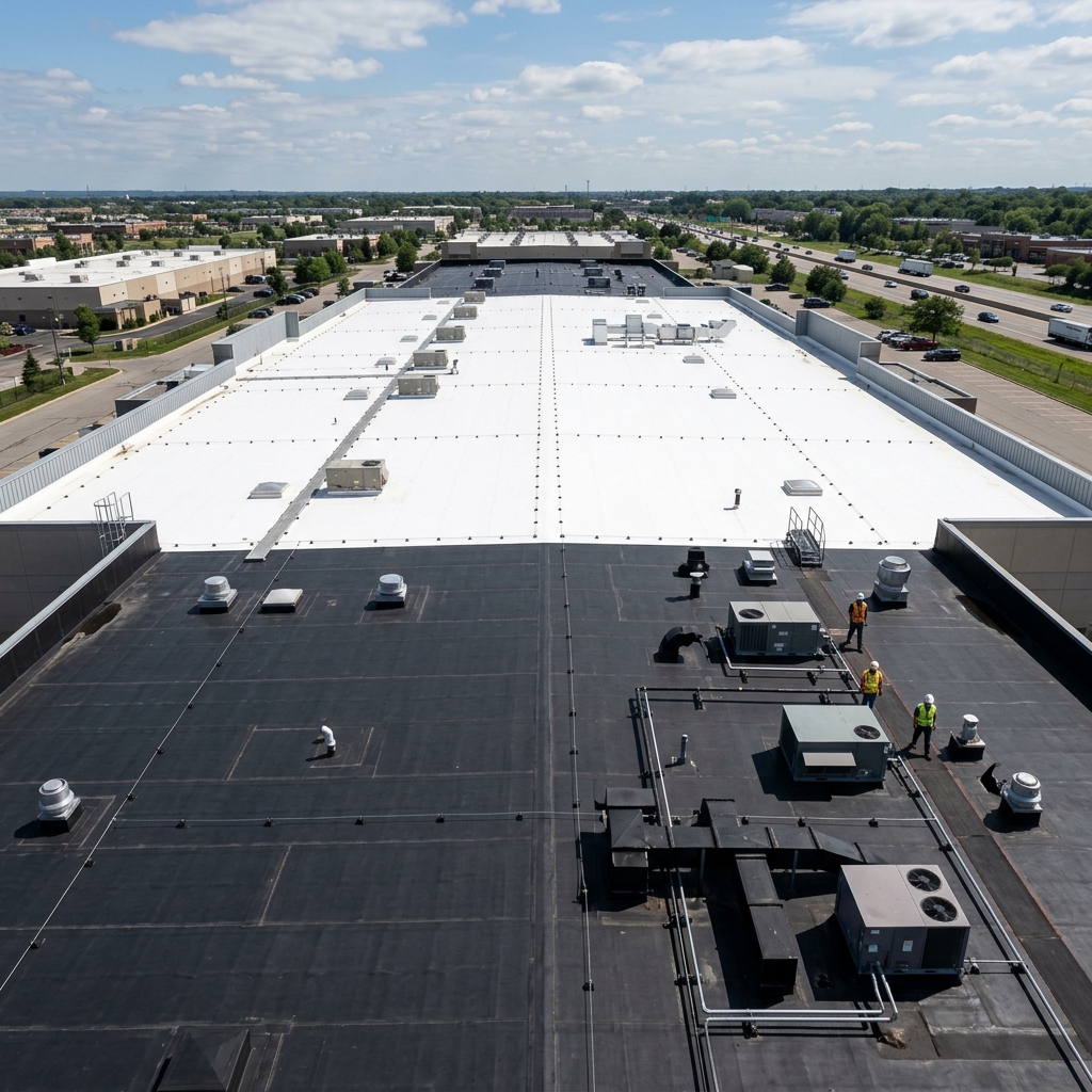 Commercial TPO EPDM Seams