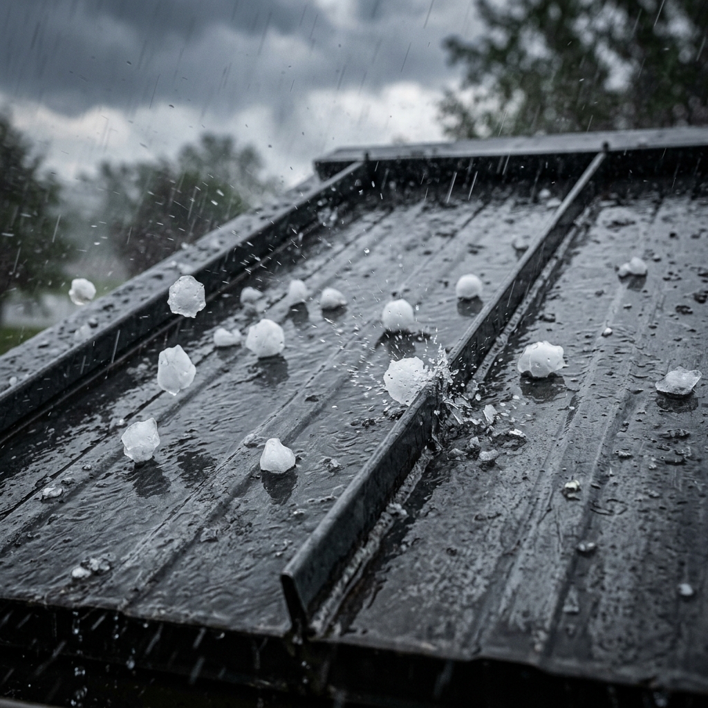 Hail Impact Steel Panels