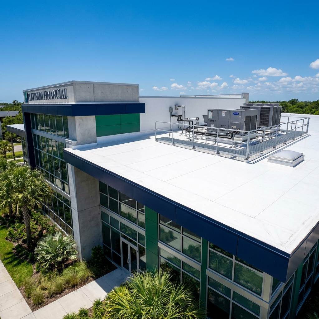 Reflective TPO Roofing: Lowering Commercial AC Bills...