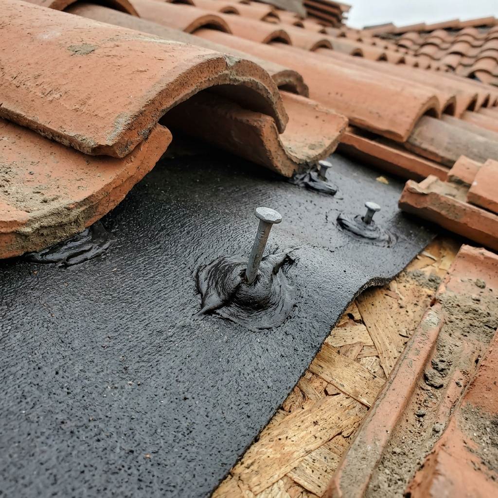 Self-adhering modified bitumen underlayment forming a secondary water barrier seal